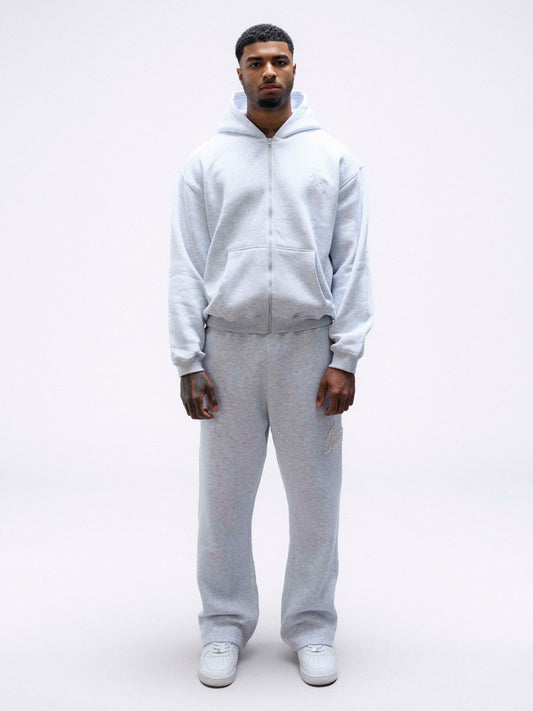 Classic Logo Tracksuit | Heather Grey