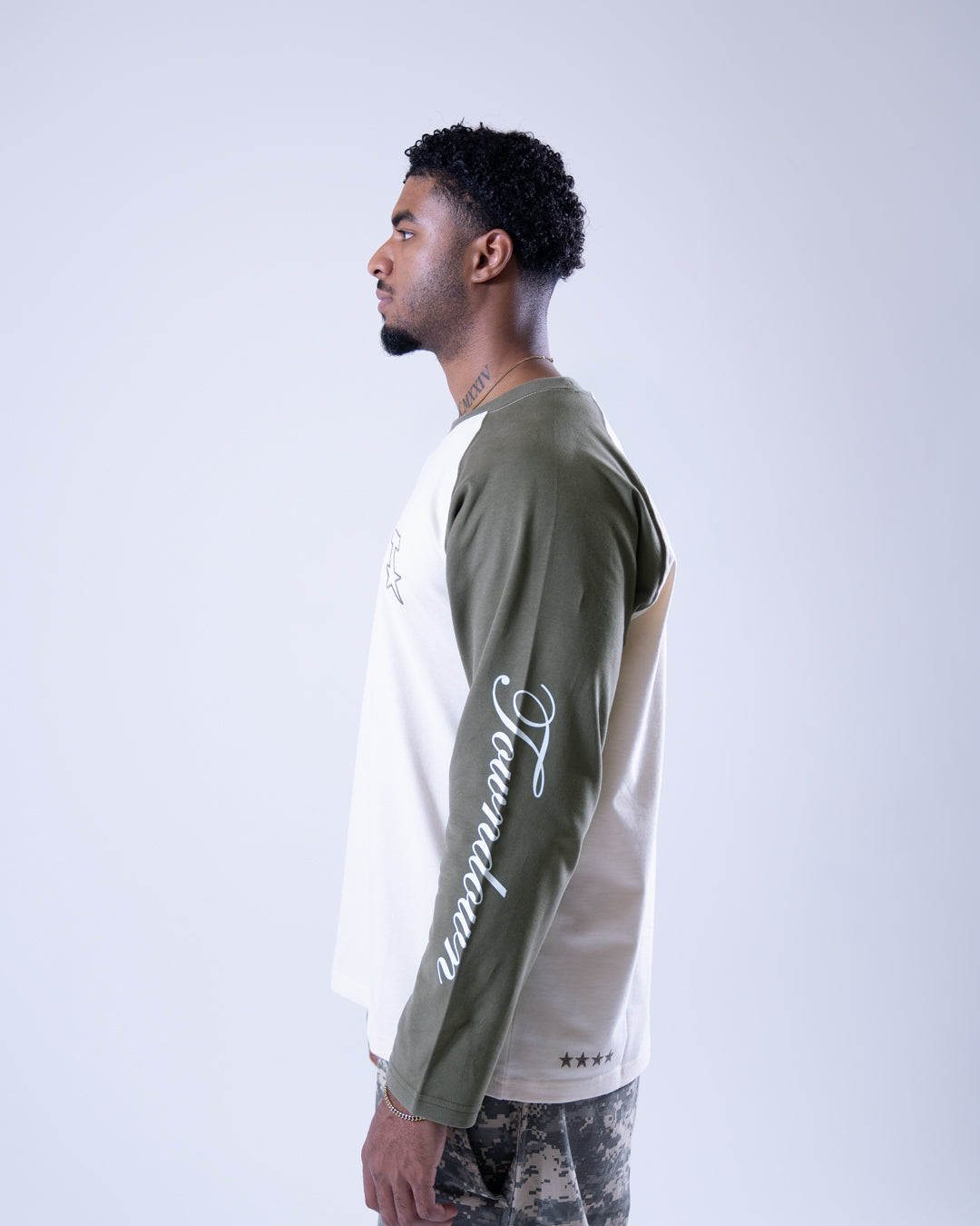 Olive Classic Logo Longsleeve