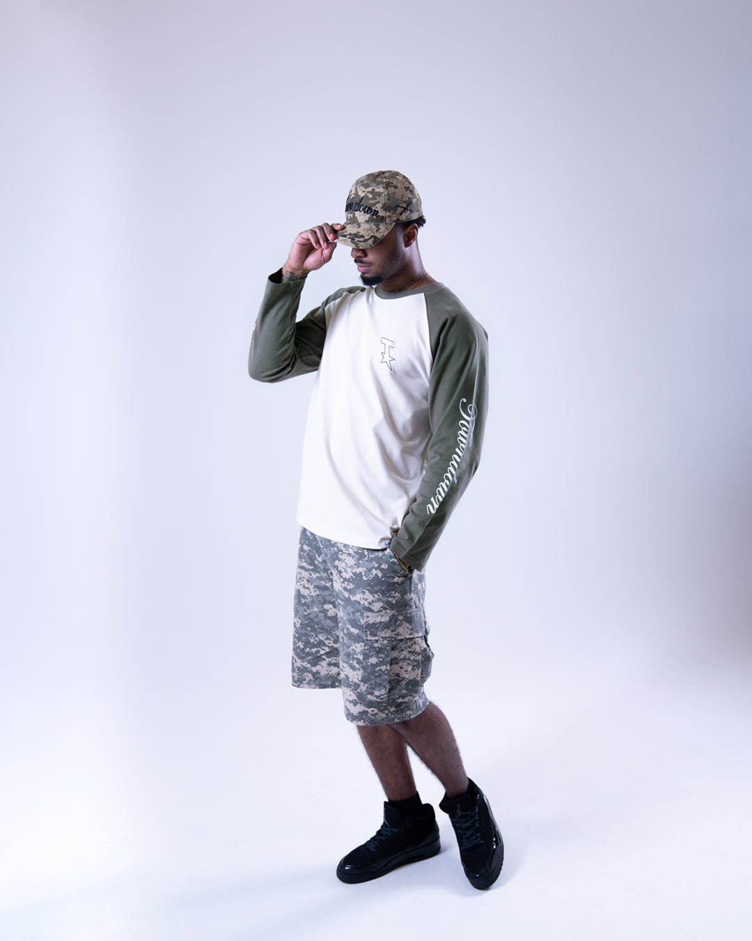 Olive Classic Logo Longsleeve